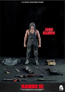 Foto 2 | Foto 2 | Figura John Rambo 1/6 Threezero Rambo 3