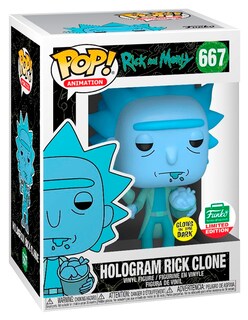 Foto 2 | Foto 2 | Funko Pop Clon Holograma Rick 667 Rick And Morty Glow