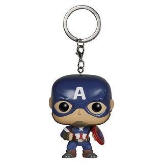 Foto 2 | Foto 2 | Llavero Capitán América Avengers Era De Ultron Marvel Funko Pop Keychain