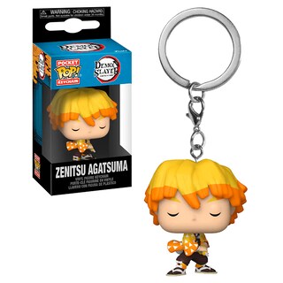 Foto 3 | Foto 3 | Llavero Funko Pop Keychain Zenitsu Agatsuma Demon Slayer Anime
