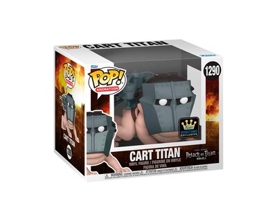 Foto 2 | Foto 2 | Figura Funko Pop Super: Attack On Titan Titan Carguero 6 Pulgadas