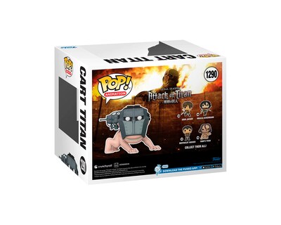 Foto 3 | Foto 3 | Figura Funko Pop Super: Attack On Titan Titan Carguero 6 Pulgadas