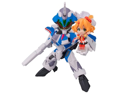 Foto 1 | Foto 1 | Figura Bandai F-0002 Tiny Session VF-31J Siegfried With Freyja Wion