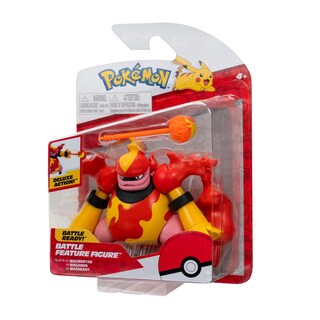 Foto 3 | Foto 3 | Figura de Acción Pokémon Magmortar Battle con Cañón Fireball - Venta Internacional