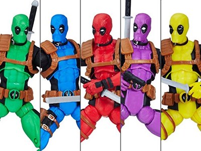 Foto 3 | Foto 3 | Figuras de Acción Marvel Legends Deadpool's Rainbow Squad 5 Unidades - Venta Internacional