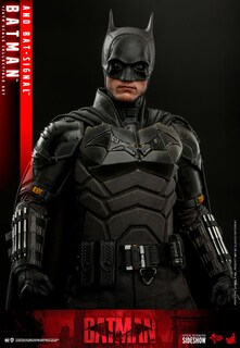 Foto 3 | Foto 3 | Figura Hot Toys Escala 1:6 DC The Batman (2022): Batman y Batiseñal