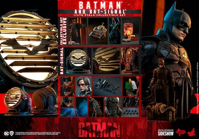 Foto 8 | Foto 8 | Figura Hot Toys Escala 1:6 DC The Batman (2022): Batman y Batiseñal