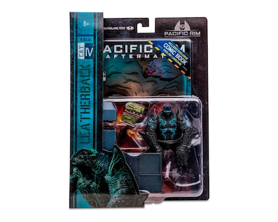 Foto 5 | Foto 5 | Mcfarlane Titanes Del Pacifico - Kaiju Leatherback Con Comic