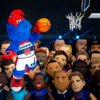 Foto 6 | Foto 6 | Figura De Peluche Bleacher Creatures Washington Wizards G-wiz 10 Nba - Venta Internacional.