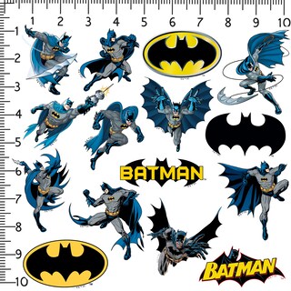Foto 2 | Foto 2 | Paquete De Pegatinas Gráficos Y Más Poses De Personajes De Batman X50 - Venta Internacional.