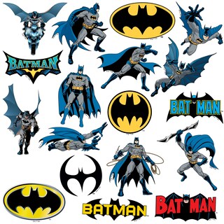 Foto 4 | Foto 4 | Paquete De Pegatinas Gráficos Y Más Poses De Personajes De Batman X50 - Venta Internacional.