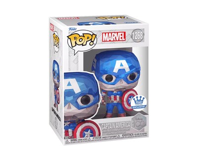 Foto 2 | Foto 2 | Funko Pop Disney Marvel Captain America 1268 Exclusive