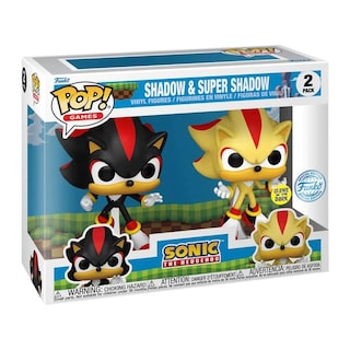 Foto 2 | Foto 2 | Funko Pop Shadow & Super Shadow 2 Pack Exclusivo Glow In The Dark Sonic The Hedgehog