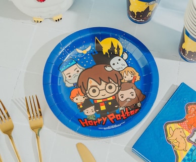 Foto 5 | Foto 5 | Set De Vajilla Silver Buffalo Harry Potter Animated Chibi - Venta Internacional.