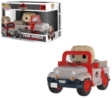 Foto 1 | Foto 1 | Figura De Juguete Funko Pop! Monta Un Vehículo De Jurassic Park - Venta Internacional.