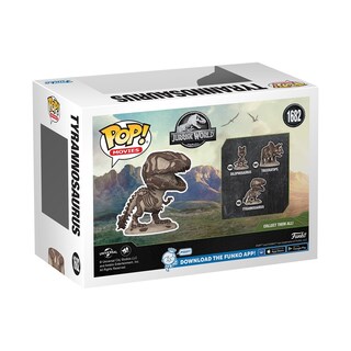 Foto 3 | Foto 3 | ¡funko Pop! Películas: Parque Jurásico: Tiranosaurio Fósil, 10 Cm - Venta Internacional.