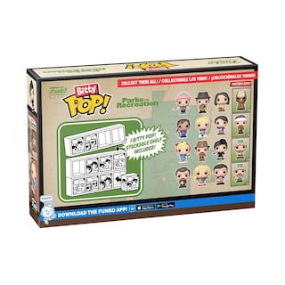 Foto 3 | Foto 3 | Paquete De 4 Minijuguetes Coleccionables Funko Bitty Pop! Parques Y Recreación - Venta Internacional.
