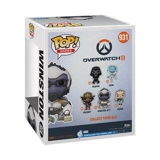 Foto 3 | Foto 3 | ¡funko Pop! Figura De Vinilo Winston De Super Overwatch 2, 16 Cm - Venta Internacional.