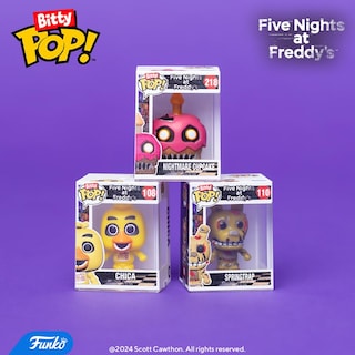 Foto 6 | Foto 6 | Paquete De 4 Minijuguetes Coleccionables Funko Bitty Pop! ¡cinco Noches - Venta Internacional.