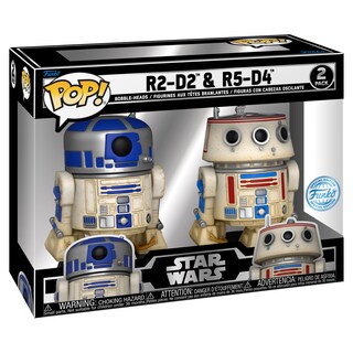 Foto 1 | Foto 1 | Juguete Funko Pop! Pack De 2 Unidades De Star Wars R2-d2 Y R5-d4 2023 - Venta Internacional.