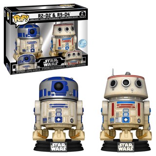 Foto 5 | Foto 5 | Juguete Funko Pop! Pack De 2 Unidades De Star Wars R2-d2 Y R5-d4 2023 - Venta Internacional.