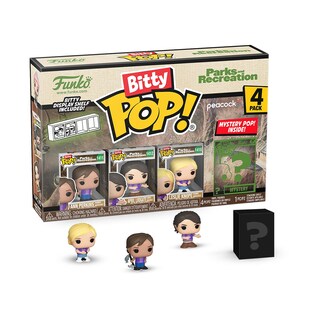 Foto 1 | Foto 1 | Paquete De 4 Minijuguetes Coleccionables Funko Bitty Pop! Parques Y Recreación - Venta Internacional.