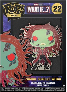 Foto 3 | Foto 3 | Pin Funko Pop! Marvel, ¿y Si...? Bruja Escarlata Zombi Con Persecución - Venta Internacional.