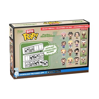 Foto 3 | Foto 3 | Paquete De 4 Minijuguetes Coleccionables Funko Bitty Pop! Parques Y Recreación - Venta Internacional.