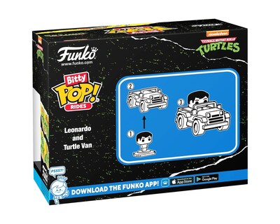 Foto 2 | Foto 2 | Set De Figuras Funko Bitty Pop Leonardo Turtle Van 2 Piezas