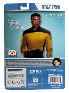 Foto 2 | Foto 2 | Figura De Acción Mego Star Trek Laforge De 20 Cm De Estilo Retro - Venta Internacional.