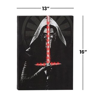 Foto 5 | Foto 5 | Lienzo Decorativo Underground Toys Star Wars Kylo Ren 32 X 20 Cm - Venta Internacional.