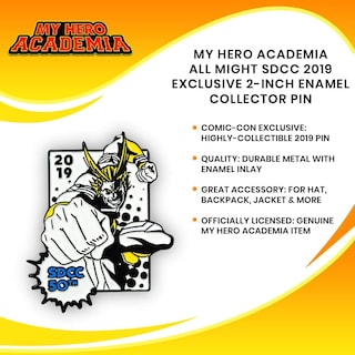 Foto 5 | Foto 5 | Pin De Coleccionista Toynk My Hero Academia All Might Sdcc 2019 - Venta Internacional.