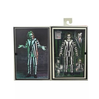 Foto 2 | Foto 2 | Ultimate Beetlejuice (2024) “striped Suit” – Figura De Acción De 7'' (≈ 18 cm) Por Neca