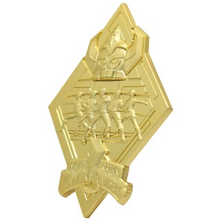 Foto 3 | Foto 3 | Medallón Fanattik Power Rangers Edición Limitada Chapado En Oro De 24 Quilates - Venta Internacional.