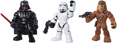 Foto 1 | Foto 1 | Venta Internacional- Star Wars Galactic Heroes Mega Mighties Paquete De 3 - Stormtrooper, Darth Vader Y Chewbacca