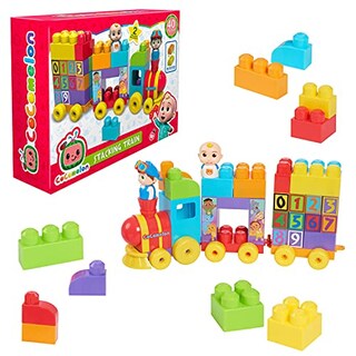 Foto 1 | Foto 1 | Venta Internacional- Cocomelon - Tren Apilable, Juego De Bloques De Construcción Grandes De 40 Piezas Incluye Figuras Jj