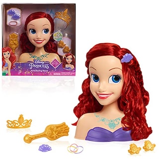 Foto 1 | Foto 1 | Venta Internacional- Disney Princess Ariel Styling Head, Cabello Rojo, Set De Juego De 10 Piezas, The Little Mermaid, Just Play