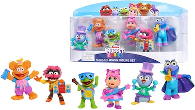 Foto 1 | Foto 1 | Venta Internacional- Disney Junior Muppet Babies 6-piece Rocksplosion Figure Set, Por Just Play