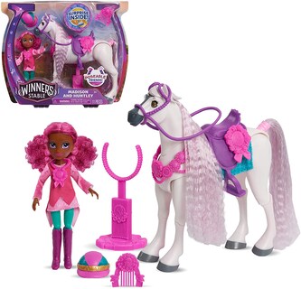 Foto 1 | Foto 1 | Venta Internacional- Just Play Winner's Stable - Juego De 11 Piezas De Muñeca Y Caballo Articulado