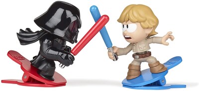 Foto 1 | Foto 1 | Venta Internacional- Figura De Acción De Star Wars Battle Bobblers Darth Vader Vs Luke Skywalker Clippable Battling