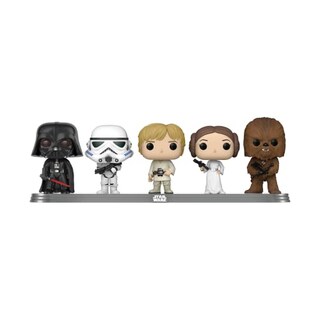 Foto 1 | Foto 1 | Venta Internacional - Funko Pop! Vinyl: Star Wars - Darth Vader, Stormtrooper, Luke Skywalker, Princess Leia Y Chewbacca