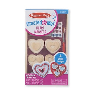 Foto 1 | Foto 1 | Venta Internacional - Melissa Y Doug Creado Por Mí! Kit De Artesanía De Los Imanes Del Corazón De Madera (4 Diseños, 4 P