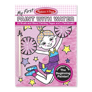 Foto 1 | Foto 1 | Venta Internacional - Melissa & Doug My First Paint With Water Art Pad - Cheerleaders, Flores, Hadas Y Más (24 Páginas)