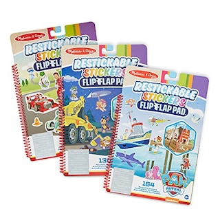 Foto 1 | Foto 1 | Venta Internacional-melissa & Doug Paw Patrol Pegatinas Reinvertibles Padly-flap Pack 3 Packing-misiones Clásicas, Adven