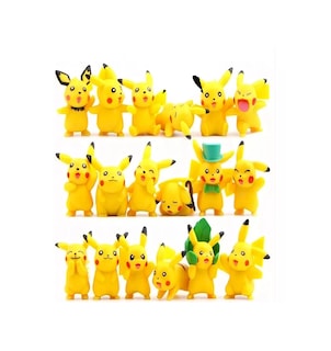 Foto 1 | Foto 1 | Pokemon Coleccionables Pikachu De Regalo Amarillo 18 Figuras