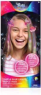 Foto 2 | Foto 2 | Venta Internacional-trolls World Tour Hair Lights 3pk Clips De Color De Fibra Óptica