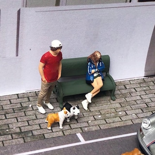 Foto 4 | Foto 4 | Venta Internacional - Figura De Diorama A Escala 1:64 De Perro En Miniatura, Modelo X2, Resina