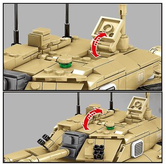 Foto 4 | Foto 4 | Venta Internacional - Tanque Militar De Juguete Venalisa Challenger Leopard 2a7 Para Niños