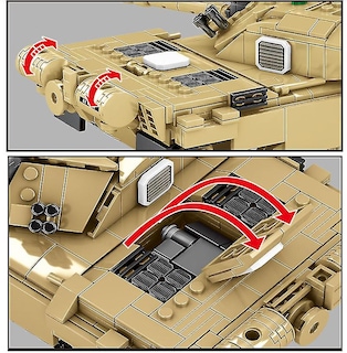Foto 5 | Foto 5 | Venta Internacional - Tanque Militar De Juguete Venalisa Challenger Leopard 2a7 Para Niños