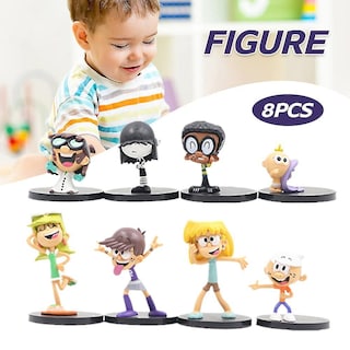Foto 1 | Foto 1 | Venta Internacional - Figuras, Estatuas, Juguetes, Personajes De The Loud House, 8 Piezas